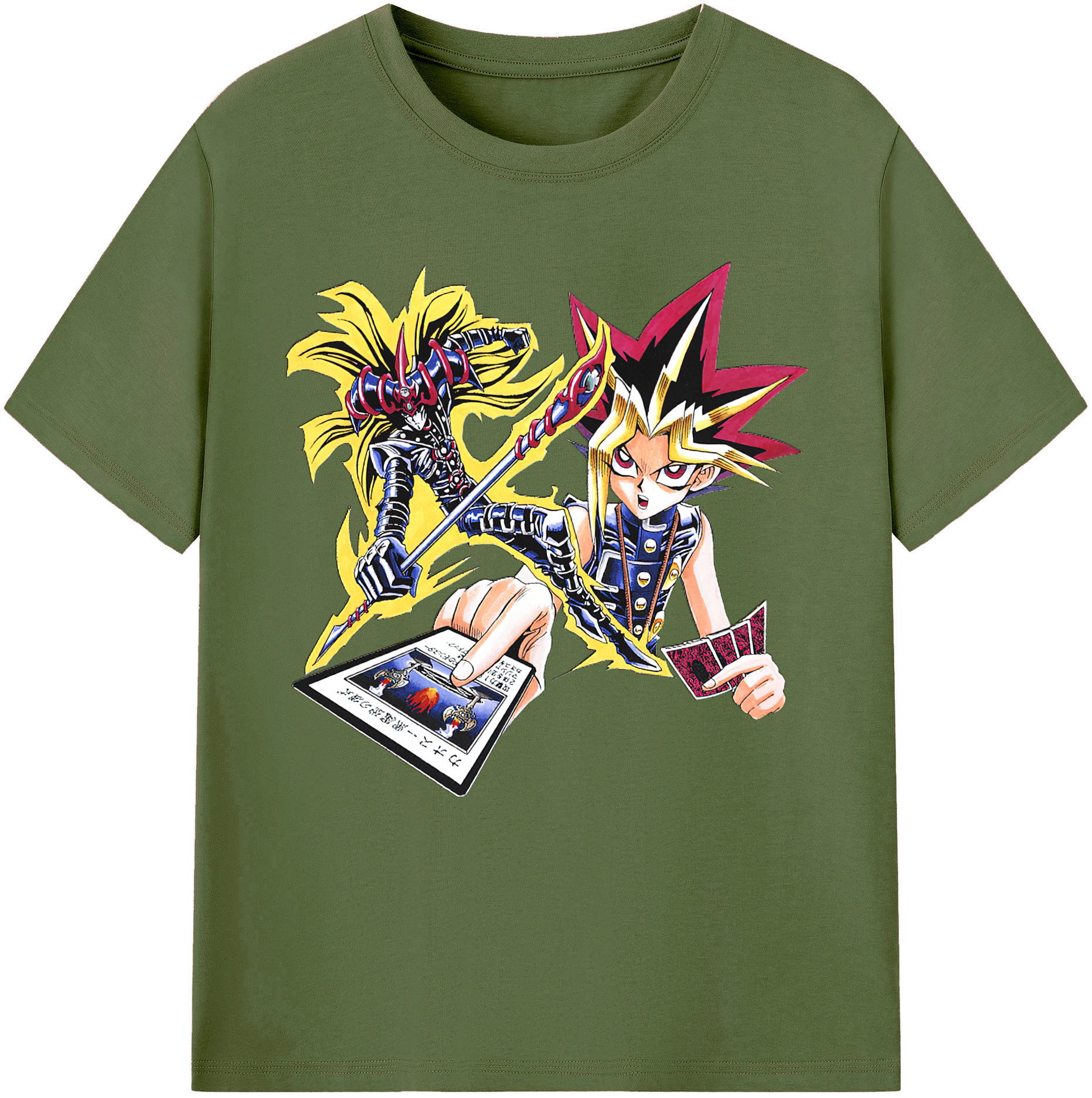 （画像用） 遊☆戯☆王 Yu-Gi-Oh! 綿100％半袖Tシャツ（フロントプリント）
